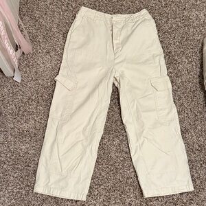 Universal Thread Women's Cream Wide Leg Jeans